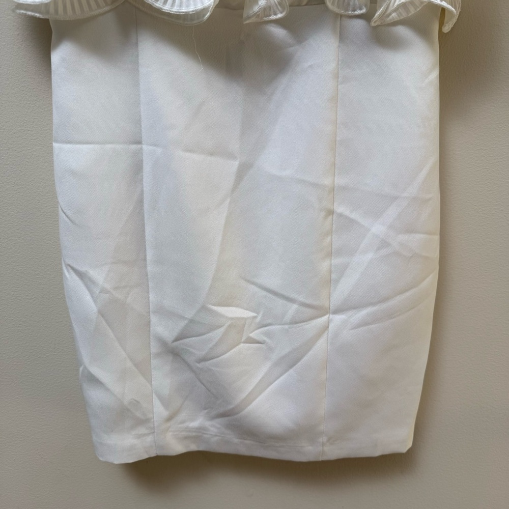 Do + Be White Ruffle Mini Dress - Picture 5 of 9